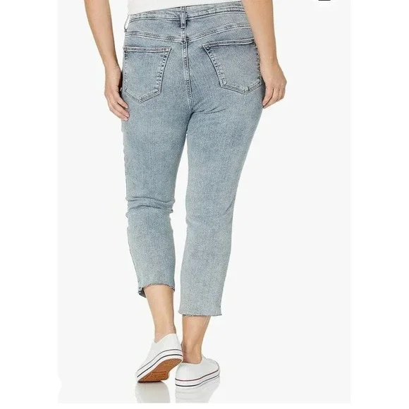 NWT JAG Jeans Women's Ruby Mid Rise Straight Crop Jeans - Nomadic Blue Size 18W - Picture 4 of 10
